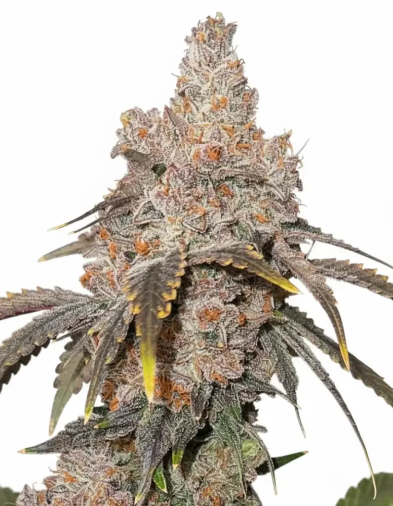 Skywalker OG feminized cannabis plant in flower